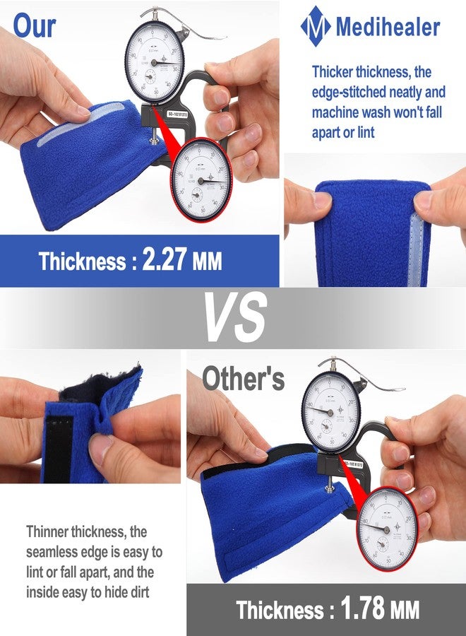 Medihealer 8 Pack CPAP Headgear Strap Covers, Universal and Reusable Strap Covers, Soft-Fleece Strap Pads, Reduce Red Marks, Great Value Kit Supplies by Medihealer - Image 4
